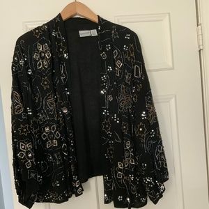 Chico’s Jeweled Jacket